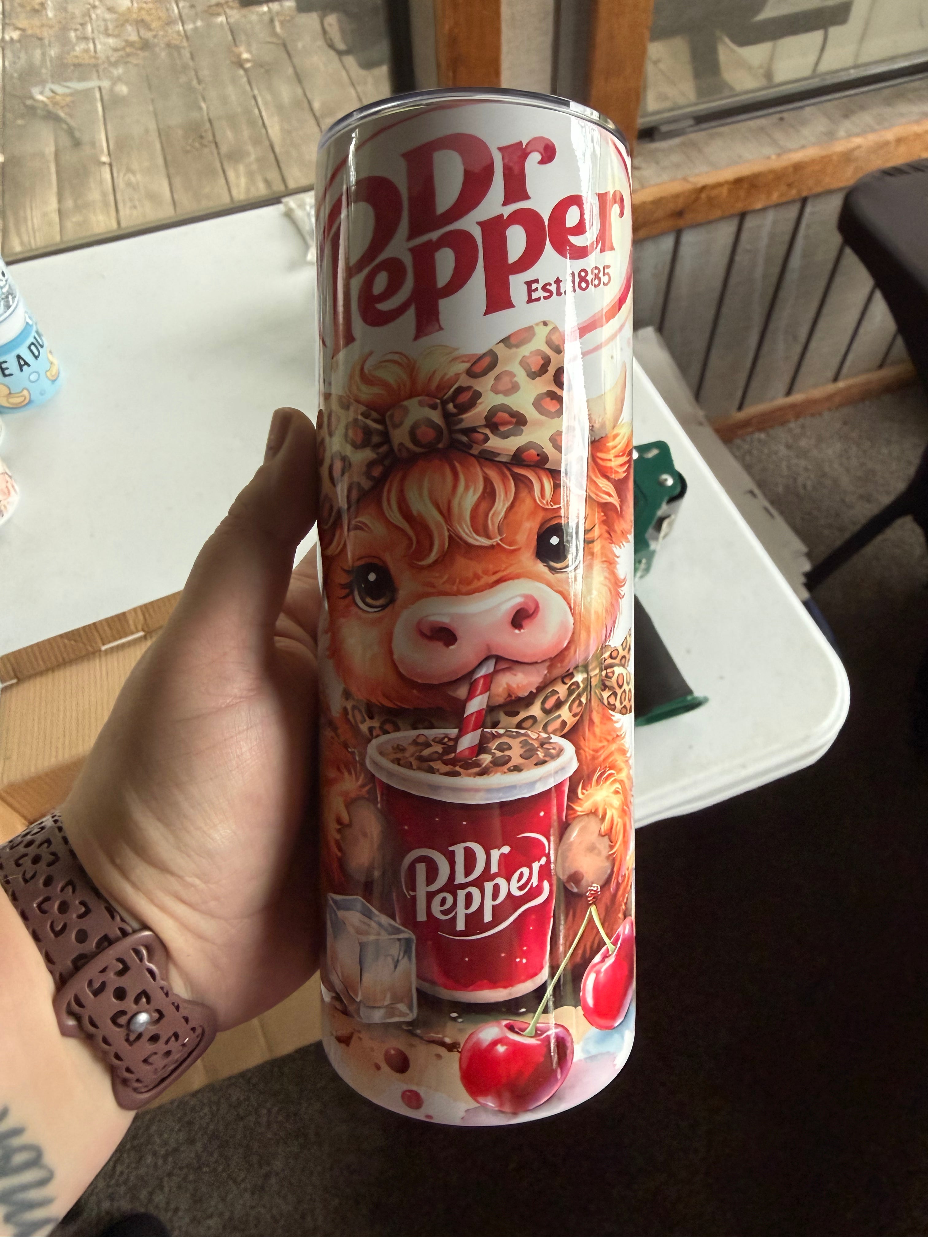 Dr Pepper Highland Cow